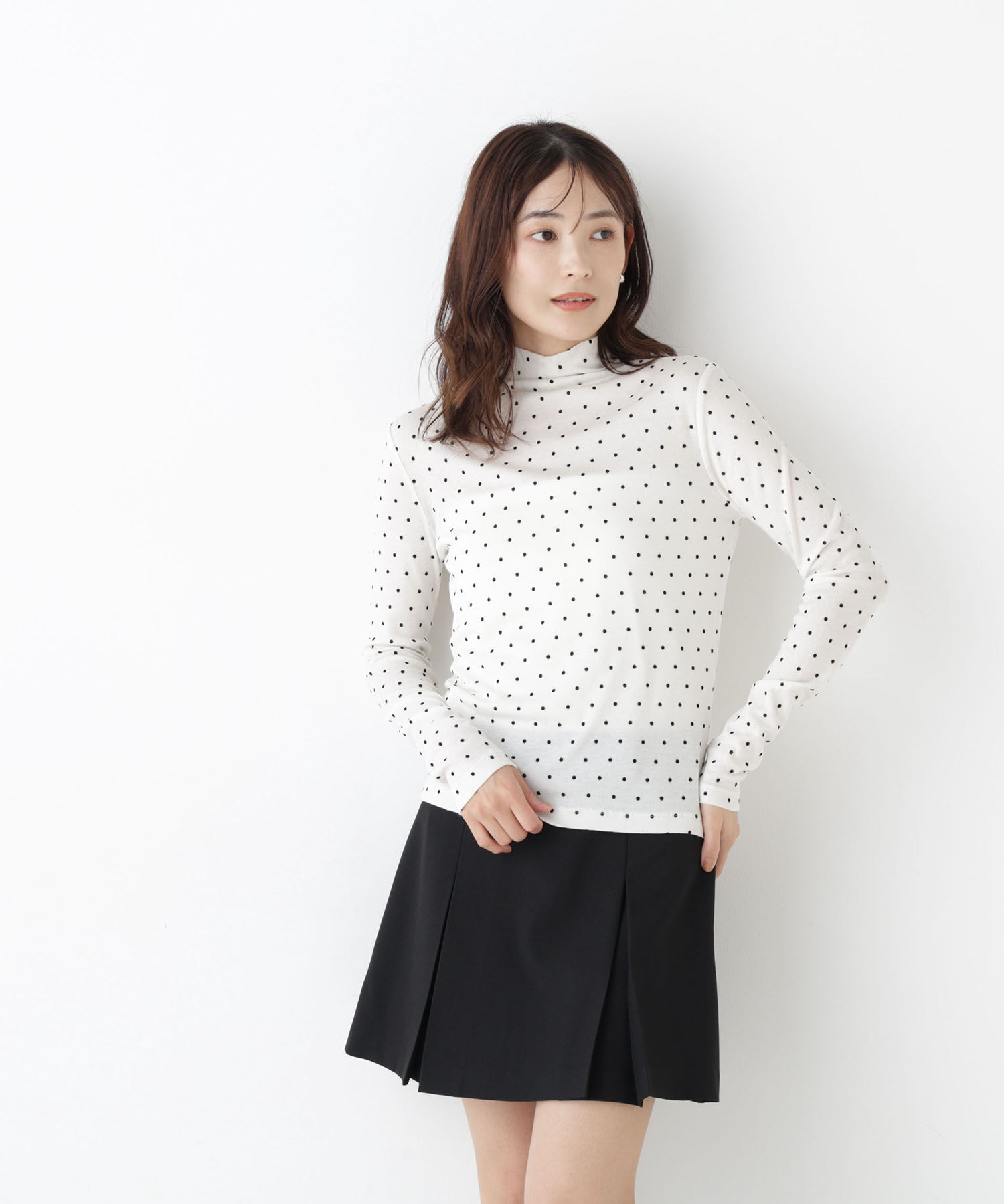  「ハイネックカットソー」|Tシャツ・カットソー|