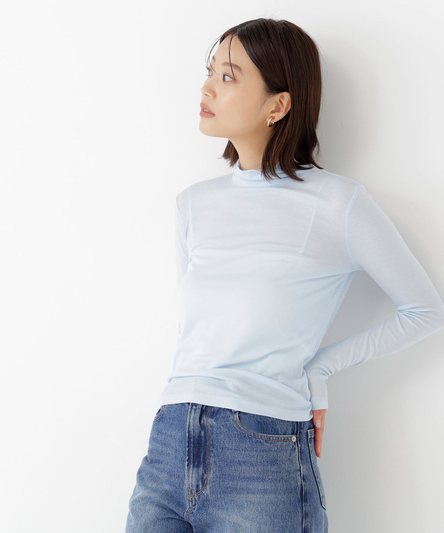  「ハイネックカットソー」|Tシャツ・カットソー|