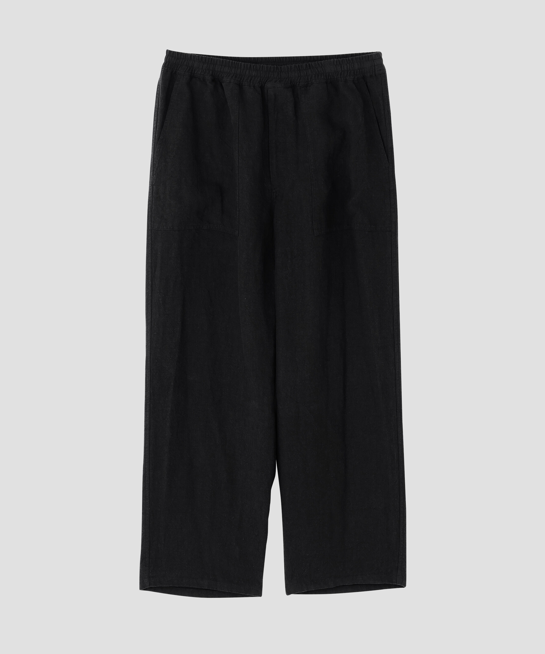 YLEVE 「YLEVE / LINEN CANVAS EAZY PANTS」|その他|ブラック