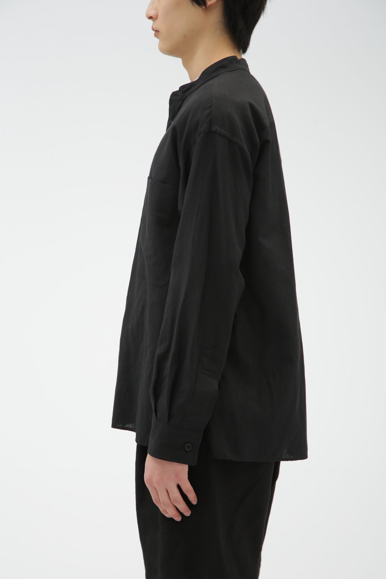 MARGARET HOWELL「DRY WOOL LINEN PLAINWEAVE SHIRT」|シャツ・ブラウス|