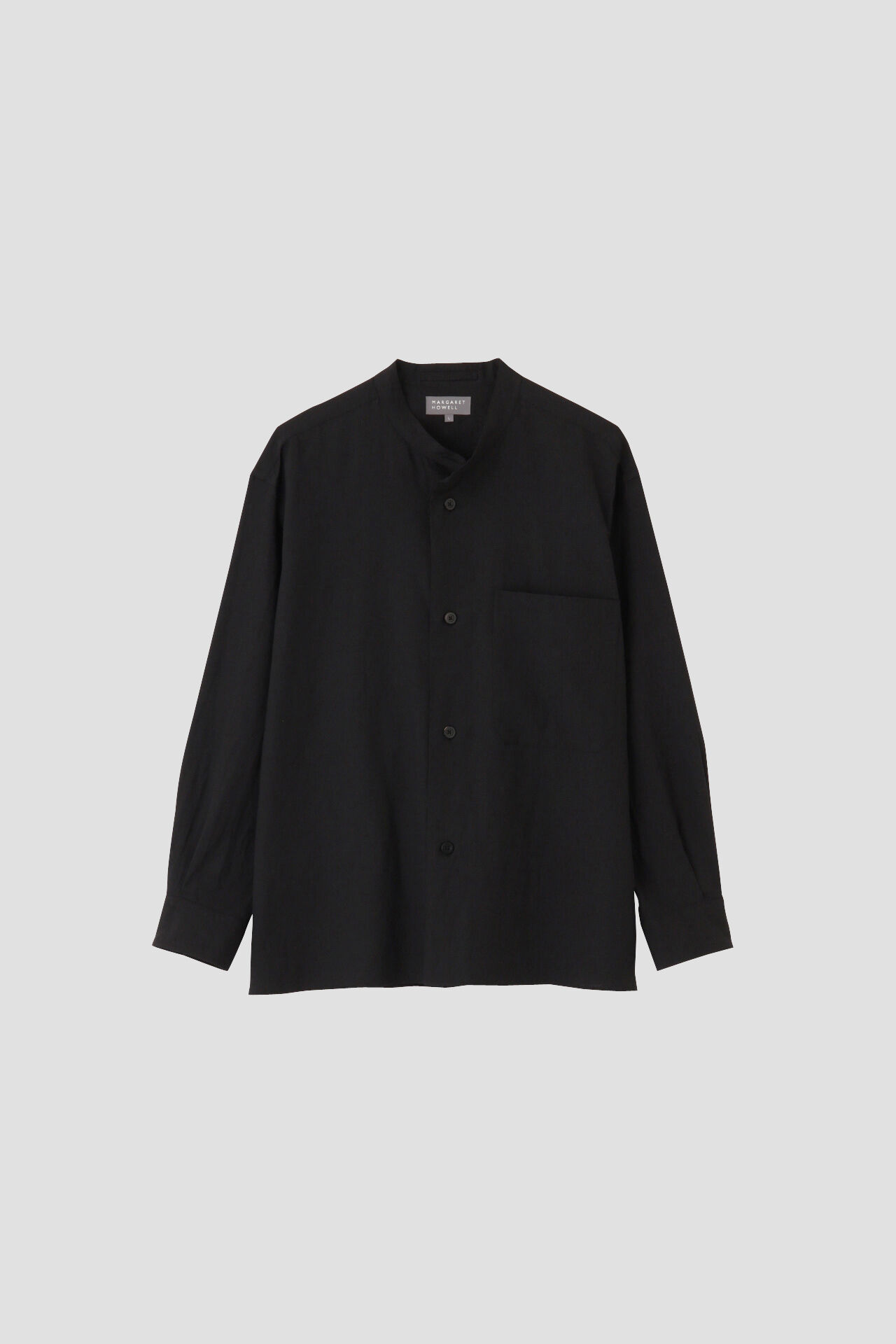 MARGARET HOWELL「DRY WOOL LINEN PLAINWEAVE SHIRT」|シャツ・ブラウス|
