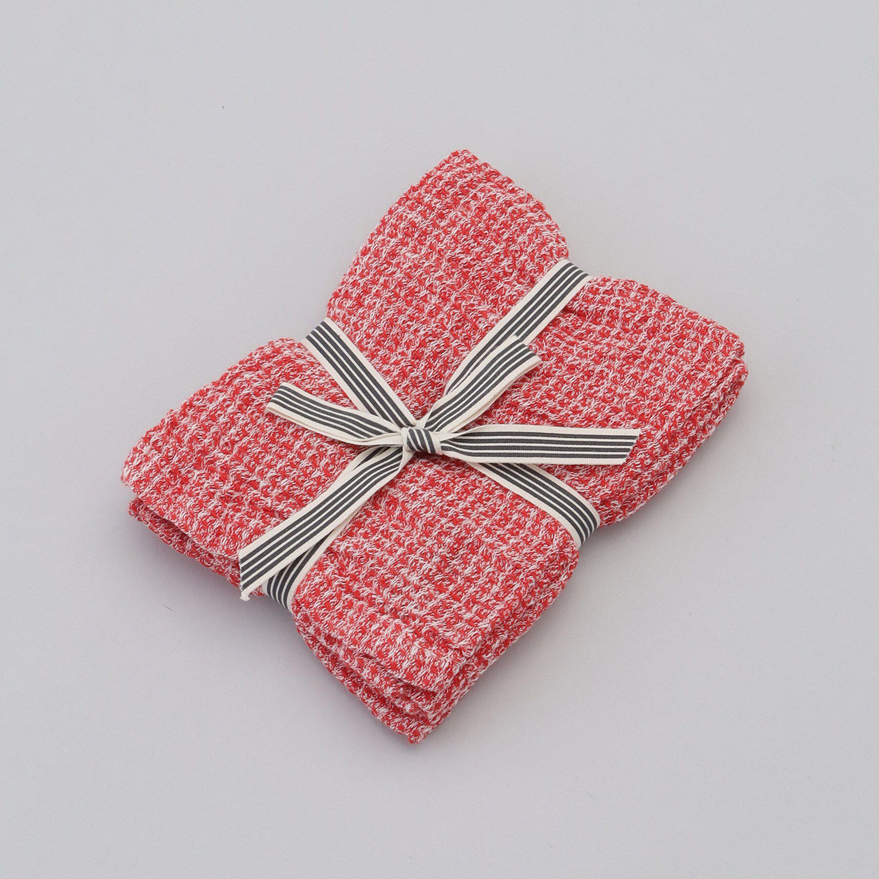 212 KITCHEN STORE「LINEN BLENDED キッチンクロス ワッフル RD ＜212Kオリジナル＞」|食器・キッチングッズ|