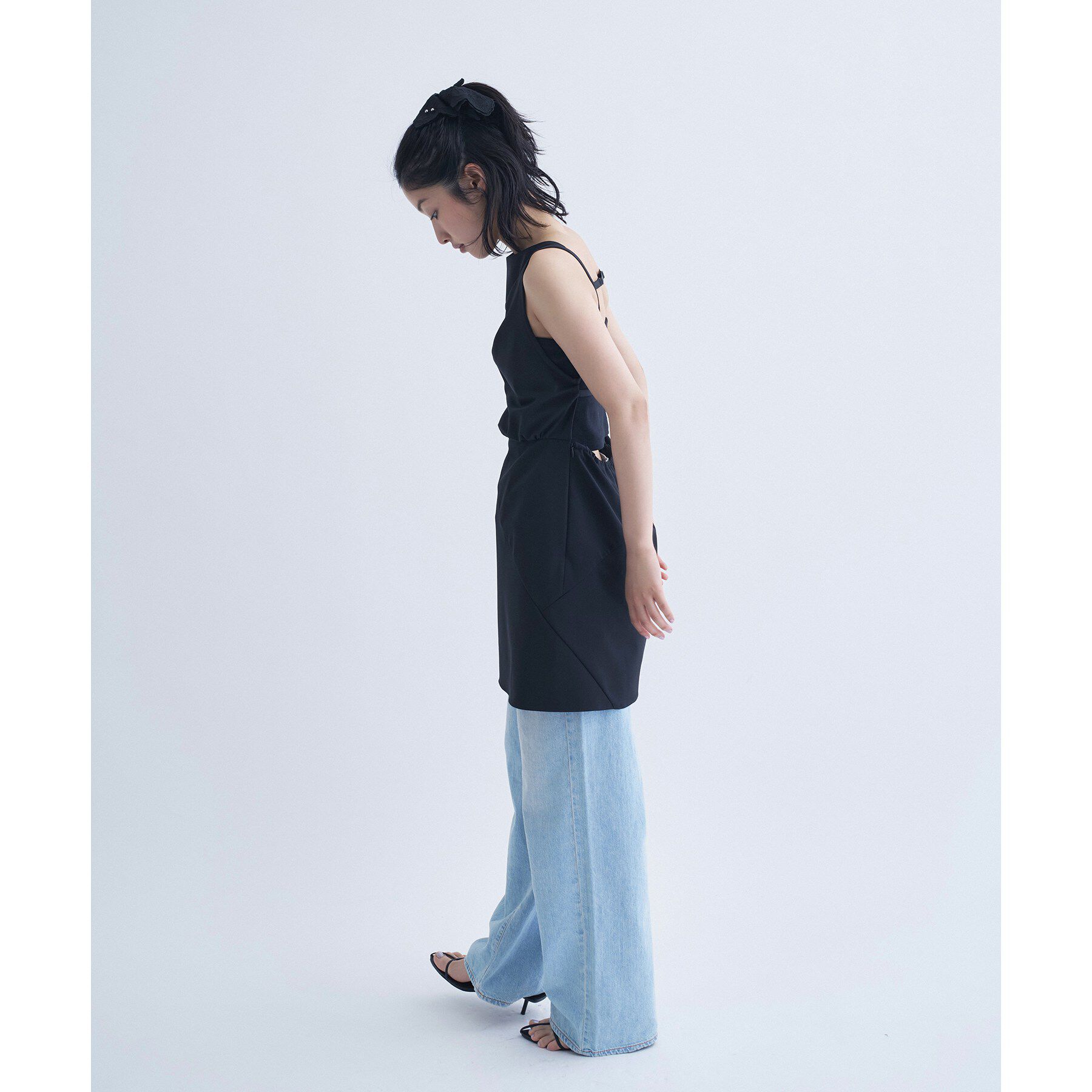 CODE A「apron dress」|ワンピース|