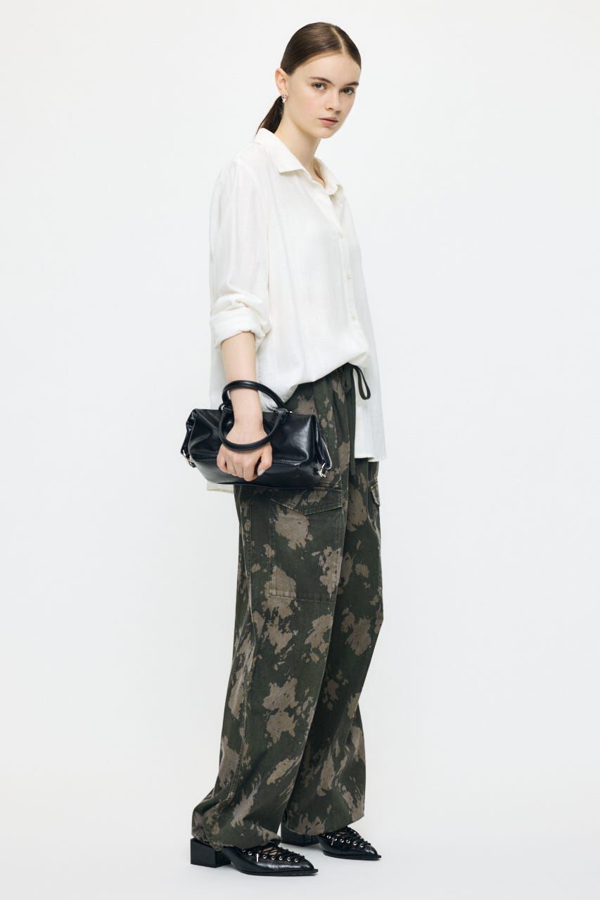 MOUSSY「LINEN BLEND BASIC シャツ」|シャツ・ブラウス|