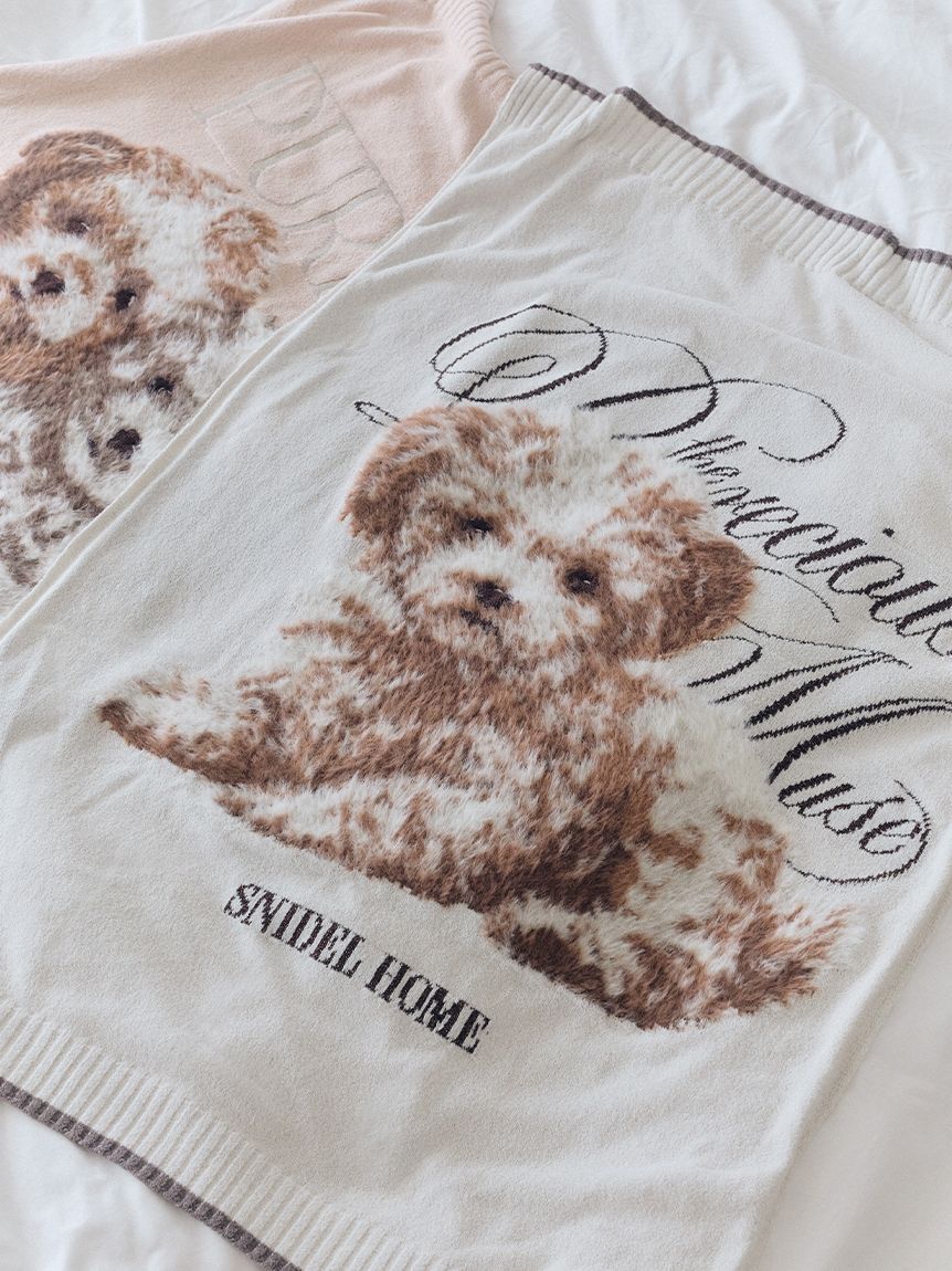 SNIDEL HOME「DOGラメジャガードブランケット」|ブランケット|