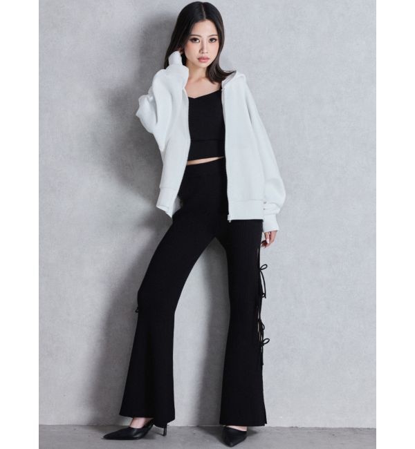 GYDA「GYDA LOOSEスウェットZIP UPパーカー」|パーカー|