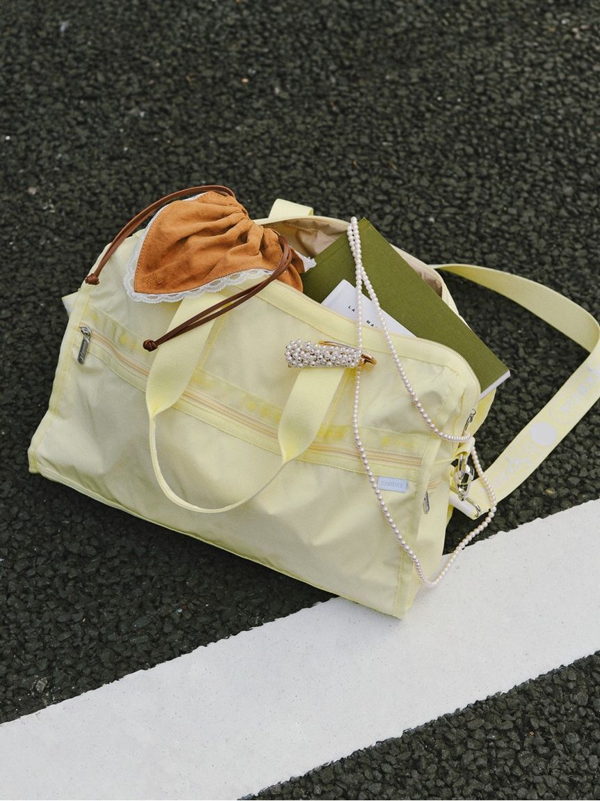 SNIDEL「【SNIDEL&times;LeSportsac】DELUXE MED WEEKNDER MH」|ショルダー・メッセンジャー|YEL