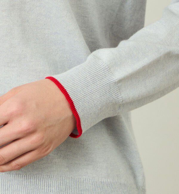 MACKINTOSH PHILOSOPHY「GREY LABEL バイカラークルーネックニット」|ニット・セーター|