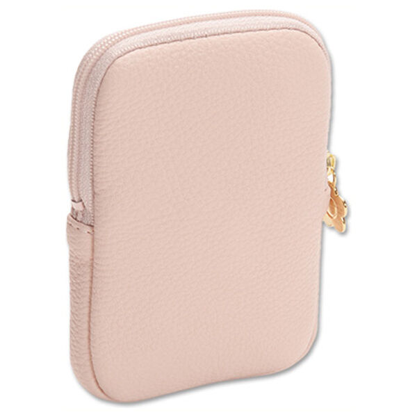  「マリークヮント シュリンクデイジーパッチ リップポーチ ピンク 本体 (H12.5&times;W9&times;D2.5cm)」|コスメ雑貨|