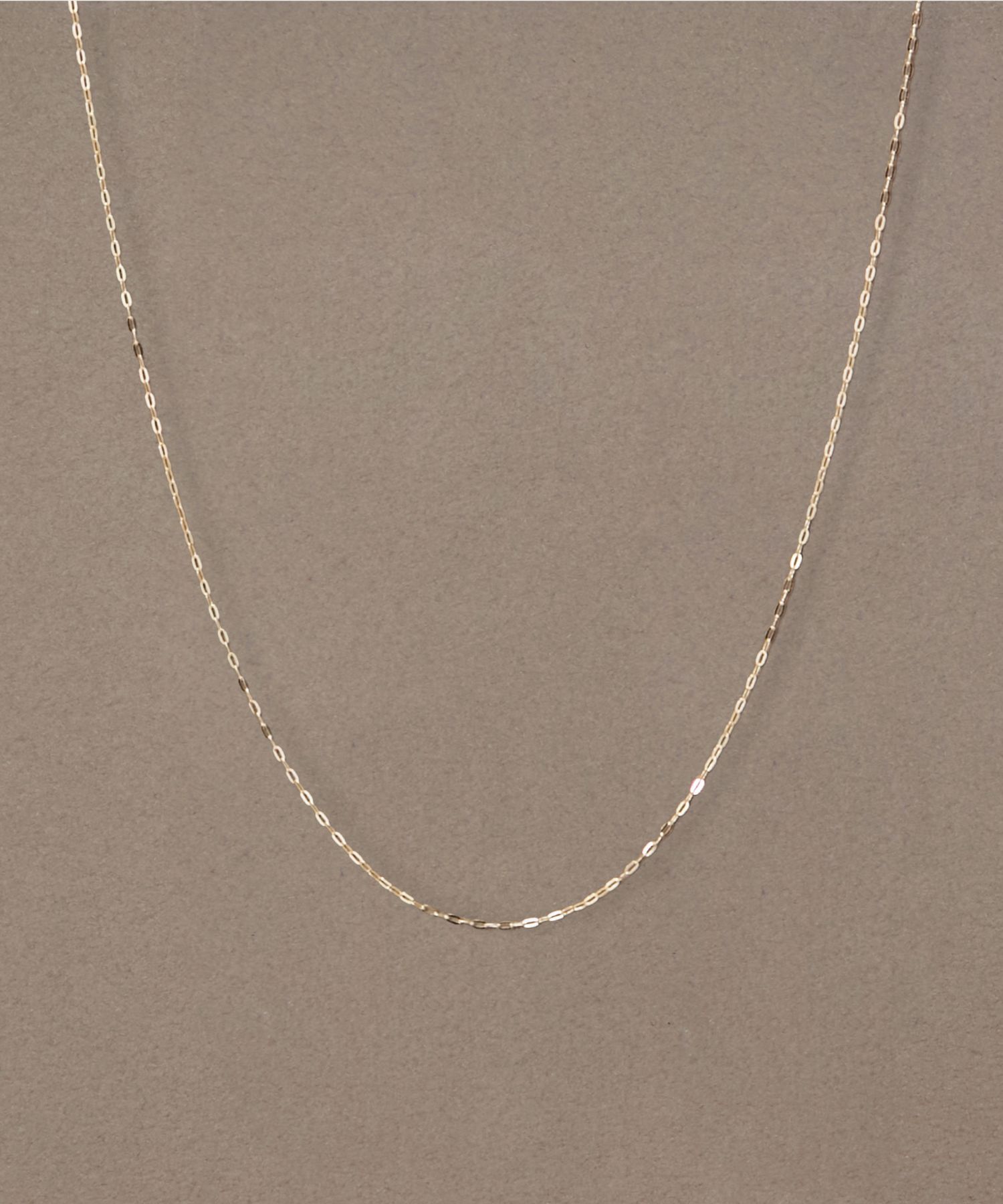 JUPITER「【K10】小豆チェーンネックレス<全長約40cm/調整時37cm＞」|ネックレス|ゴールド