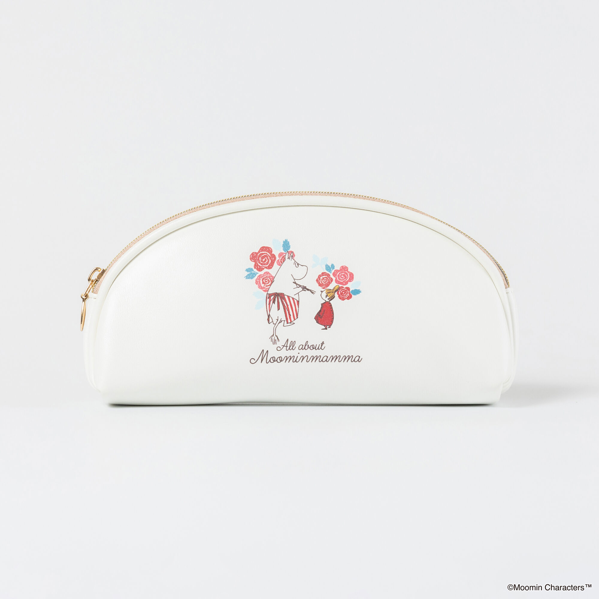  「MOOMIN All about Moominmama メガネケース」|ポーチ|WHT