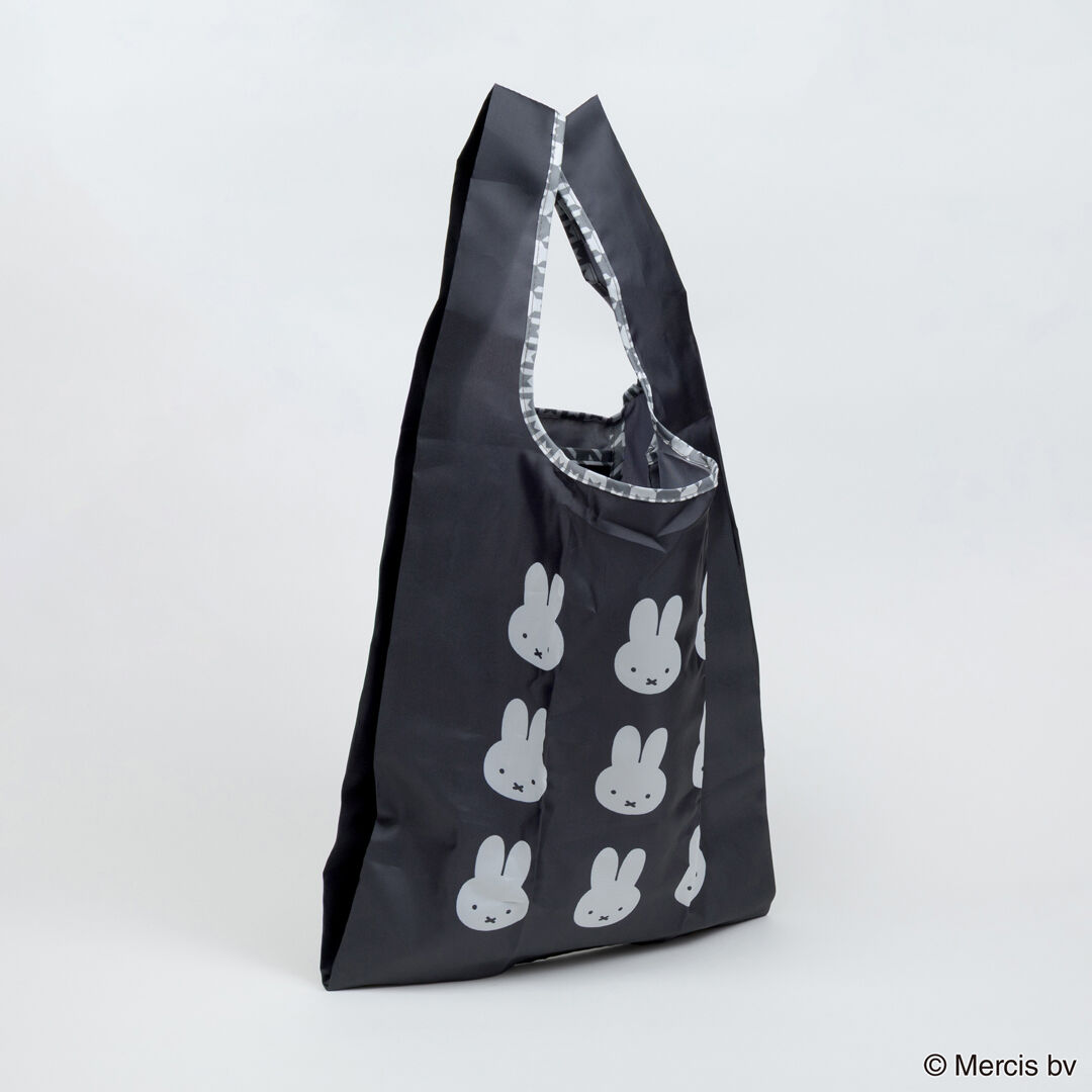  「MIFFY Chidori＆Monotone ショッピングバッグS」|エコバッグ|