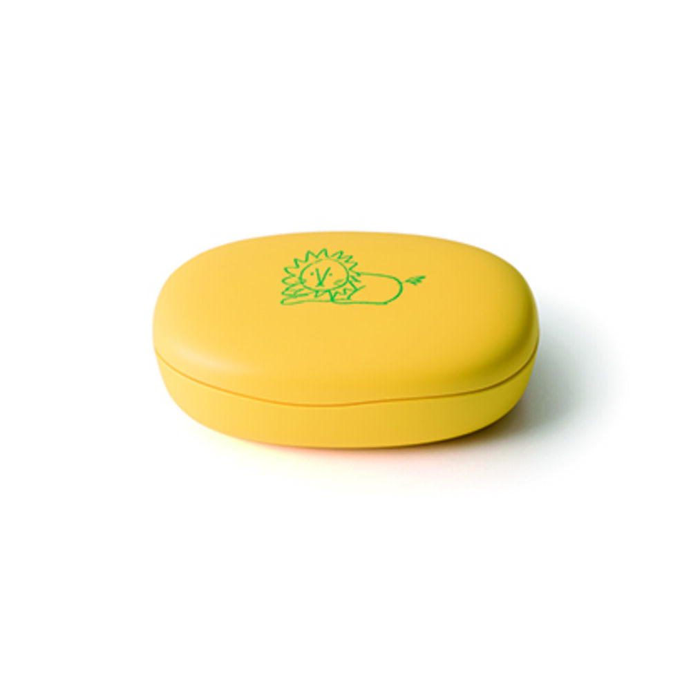 BACKYARD FAMILY「子供 食器 プレート 通販 皿 蓋付き食器 プラスチック皿 フタ 蓋付きプレート プラスチック食器」|食器・キッチングッズ|イエロー1