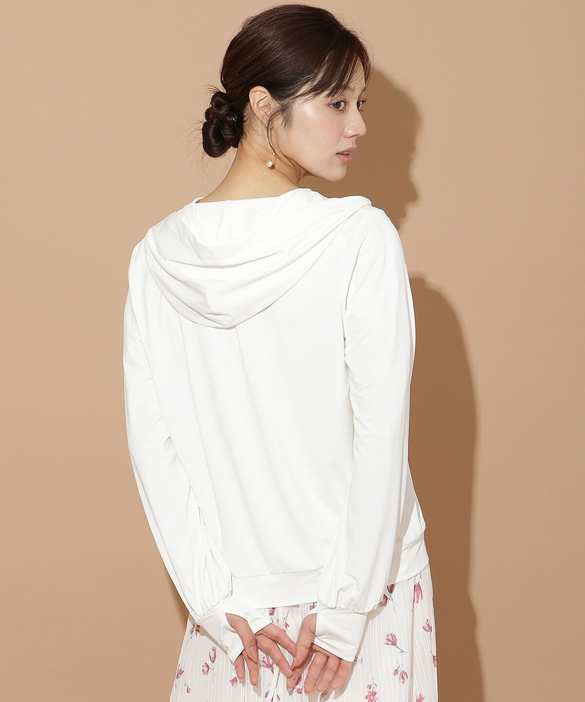 WILLSELECTION「パール刺繍UVカット機能パーカー」|パーカー|