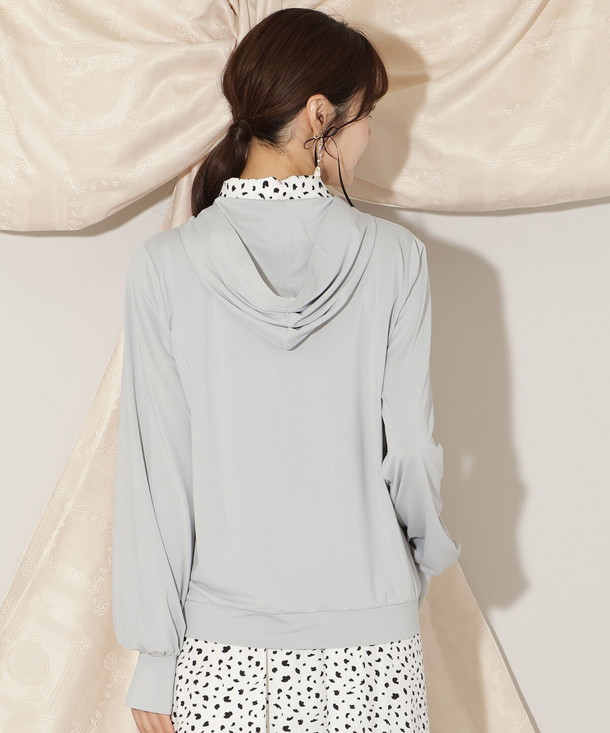 WILLSELECTION「パール刺繍UVカット機能パーカー」|パーカー|