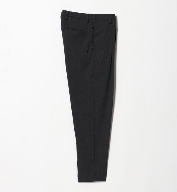 UNITED ARROWS「ウェザーコンフォート メランジ キャロット 1プリーツパンツ 撥水 ヨコストレッチ」|チノ|