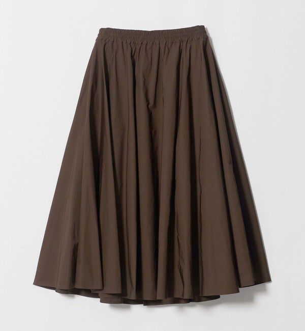 UNITED ARROWS「タフタ ジップ フレアスカート ‐ウォッシャブル‐」|フレア|