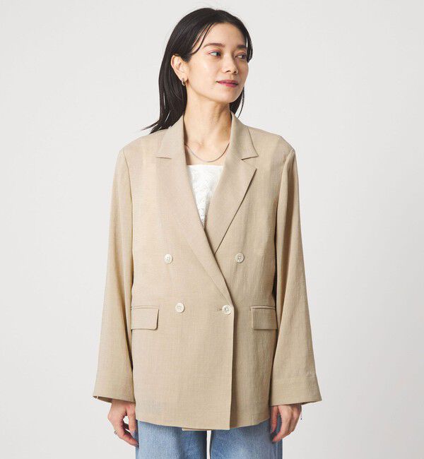 UNITED ARROWS green label relaxing「【結論シリーズ】シアーエアジャケット  マシンウォッシャブル 接触冷感 通気性」|テーラードジャケット|