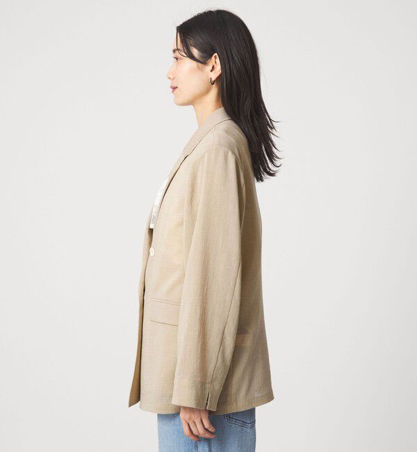 UNITED ARROWS green label relaxing「【結論シリーズ】シアーエアジャケット  マシンウォッシャブル 接触冷感 通気性」|テーラードジャケット|