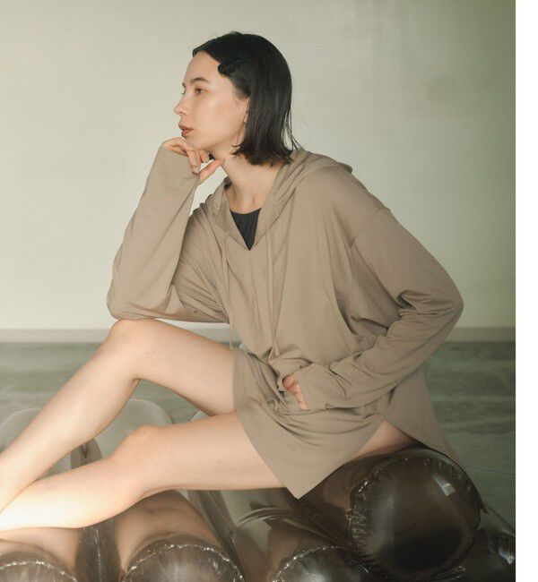 UNITED ARROWS green label relaxing「ラッシュプルオーバー パーカー ラッシュガード / スイムウェア」|その他|BEIGE