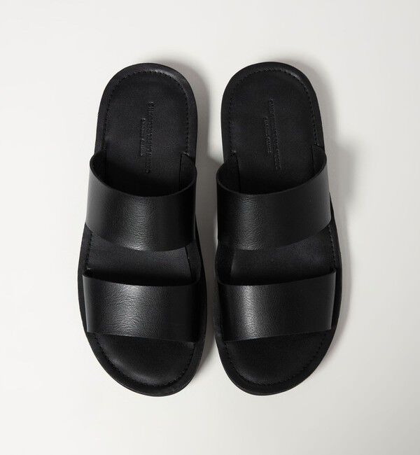 UNITED ARROWS green label relaxing「レザーライク 2ストラップ サンダル」|サンダル|