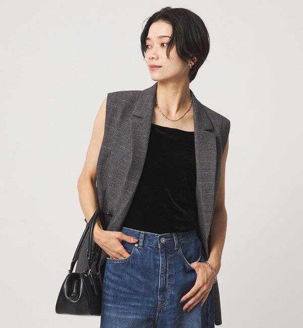 UNITED ARROWS green label relaxing「ベロア タンクトップ」|タンクトップ|