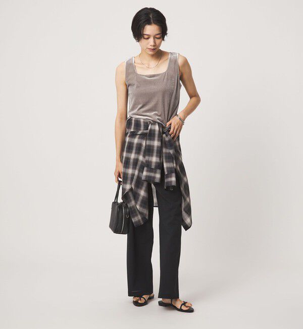 UNITED ARROWS green label relaxing「ベロア タンクトップ」|タンクトップ|
