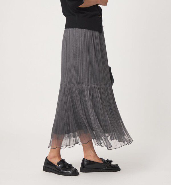 UNITED ARROWS green label relaxing「［size SHORT/TALLあり］2WAY チュール スカート」|スカート|