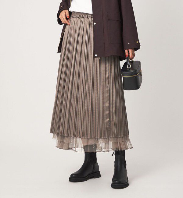 UNITED ARROWS green label relaxing「［size SHORT/TALLあり］2WAY チュール スカート」|スカート|