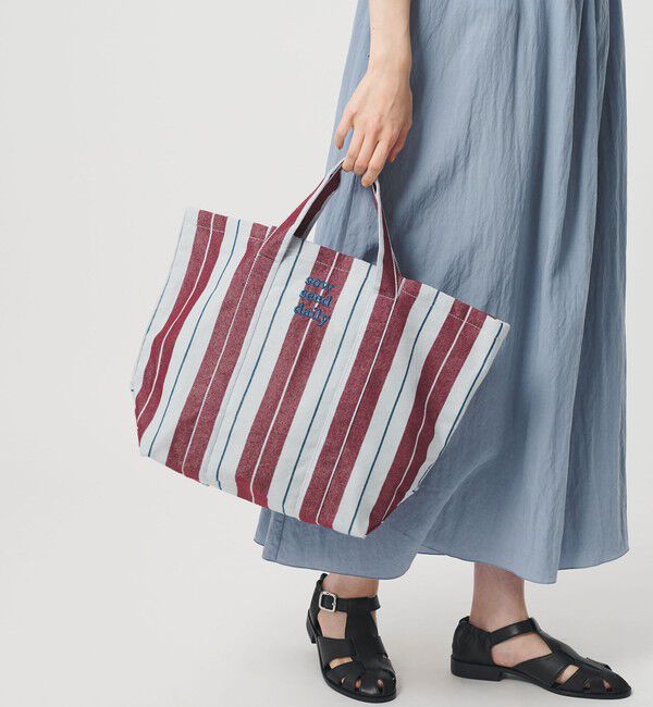 BEAUTY&YOUTH UNITED ARROWS「【別注】＜beej＞ストライプ 2WAY トートバッグ」|トートバッグ|