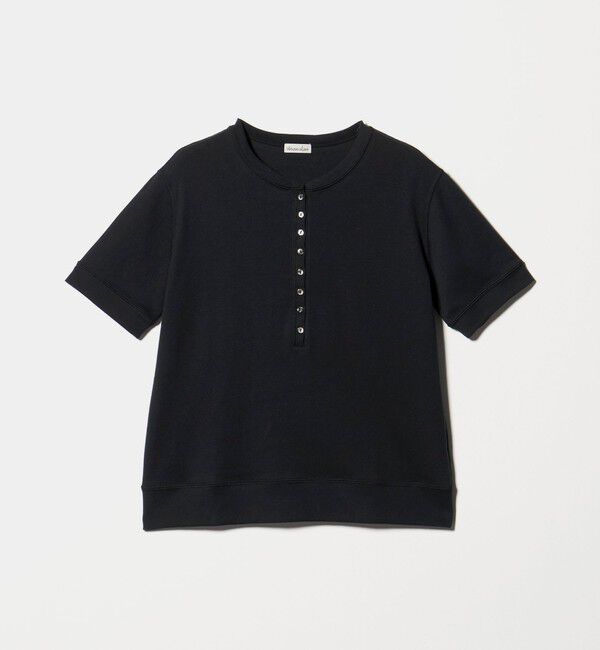 STEVEN ALAN「＜Steven Alan＞コットン ヘンリーネック ショートスリーブ プルオーバー」|Tシャツ・カットソー|