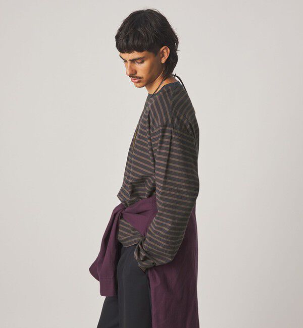 STEVEN ALAN「＜Steven Alan＞ オーガニックコットン ボーダー カットソー」|Tシャツ・カットソー|
