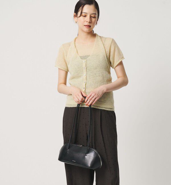 BEAUTY&YOUTH UNITED ARROWS「＜ADD CULUMN＞FIGRE BOSTON レザーライク ショルダーバッグ」|ボストンバッグ|