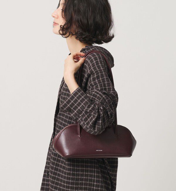 BEAUTY&YOUTH UNITED ARROWS「＜ADD CULUMN＞FIGRE BOSTON レザーライク ショルダーバッグ」|ボストンバッグ|