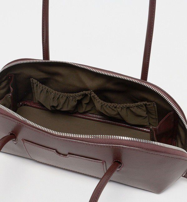 BEAUTY&YOUTH UNITED ARROWS「＜ADD CULUMN＞FIGRE BOSTON レザーライク ショルダーバッグ」|ボストンバッグ|