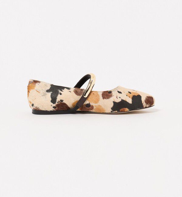 BEAUTY&YOUTH UNITED ARROWS「【別注】＜MOHI...＞ヘアレザー メタルストラップ フラットシューズ」|ローファー|