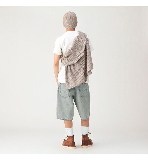 BEAMS「【別注】UNIVERSAL OVERALL / ロゴTシャツ」|Tシャツ・カットソー|