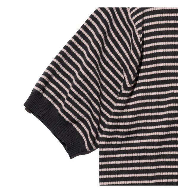 BEAMS PLUS「Knit Tee Dot Pattern Jacquard」|Tシャツ・カットソー|