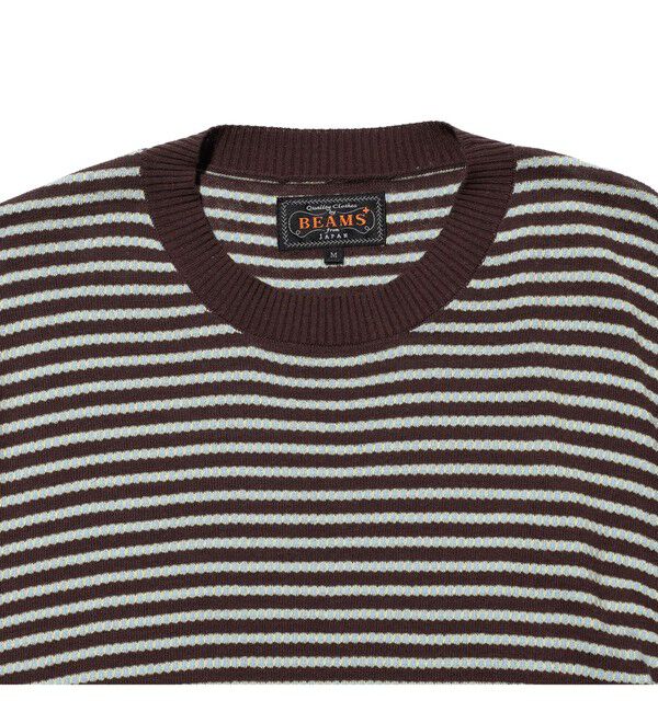BEAMS PLUS「Knit Tee Dot Pattern Jacquard」|Tシャツ・カットソー|