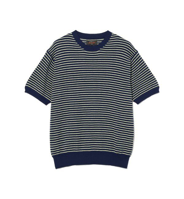 BEAMS PLUS「Knit Tee Dot Pattern Jacquard」|Tシャツ・カットソー|