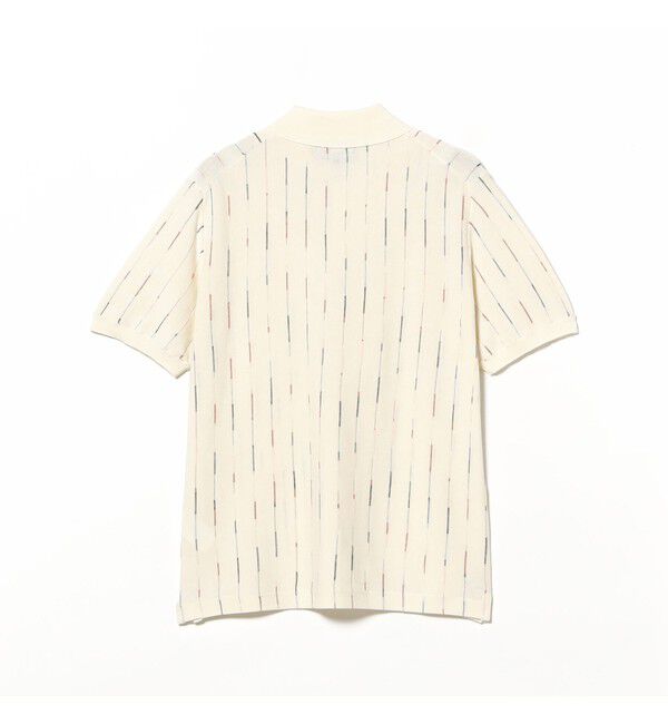 BEAMS PLUS「Knit Polo Kasuri Stripe」|ポロシャツ|