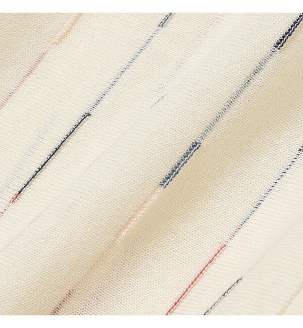 BEAMS PLUS「Knit Polo Kasuri Stripe」|ポロシャツ|