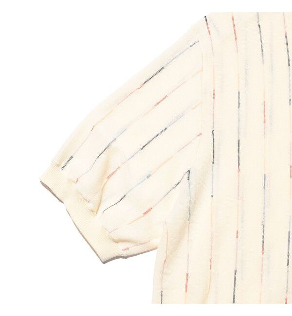 BEAMS PLUS「Knit Polo Kasuri Stripe」|ポロシャツ|