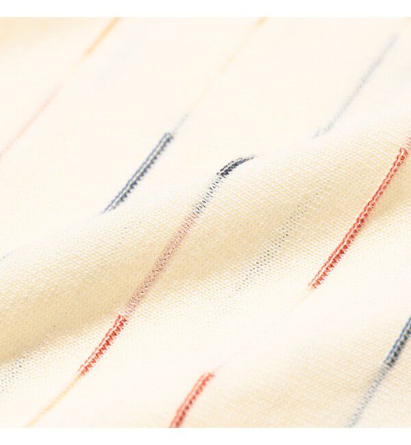 BEAMS PLUS「Knit Polo Kasuri Stripe」|ポロシャツ|