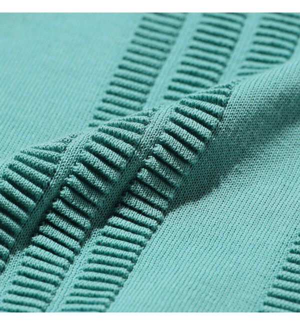 BEAMS PLUS「Knit Polo Raised Pattern Jacquard Line」|ポロシャツ|