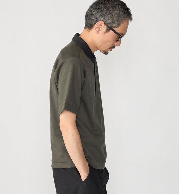 SHIPS「SHIPS:〈MADE IN JAPAN〉ダブル エアー コンビ ポロシャツ」|ポロシャツ|