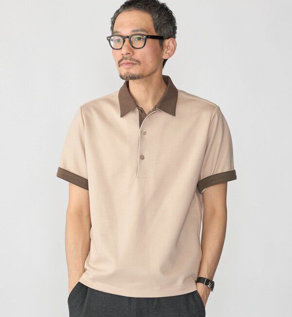 SHIPS「SHIPS:〈MADE IN JAPAN〉ダブル エアー コンビ ポロシャツ」|ポロシャツ|