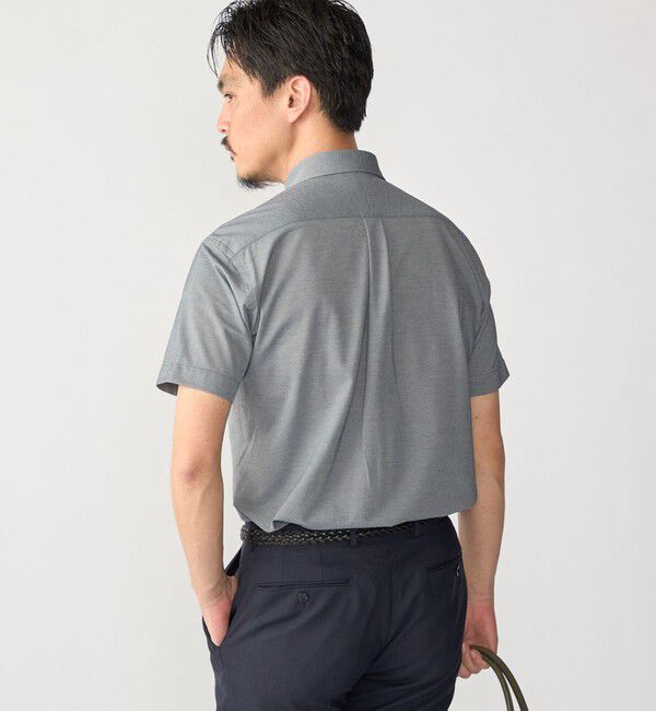 SHIPS「SHIPS:〈FUNCTION〉Albini &times; RENU(R) 半袖 ジャージー ソリッド シャツ」|シャツ・ブラウス|