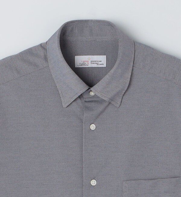 SHIPS「SHIPS:〈FUNCTION〉Albini &times; RENU(R) 半袖 ジャージー ソリッド シャツ」|シャツ・ブラウス|
