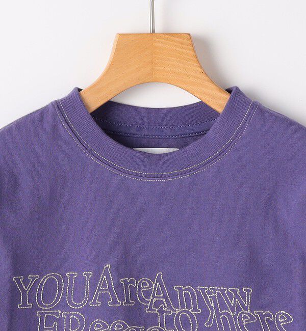 SHIPS KIDS「ARCH&LINE:100～145cm / ステッチ 刺繍 長袖 Tシャツ」|Tシャツ・カットソー|